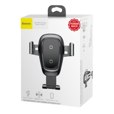 Автотримач для телефона з БЗП Baseus Metal Holder Air Outlet Tarnish Автотримач для телефона з БЗП Baseus Metal Holder Air Outlet Tarnish