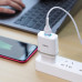 Мережевий зарядний пристрій з кабелем HOCO C12Q Smart QC3.0 charger set(Micro) 18W White Мережевий зарядний пристрій з кабелем HOCO C12Q Smart QC3.0 charger set(Micro) 18W White