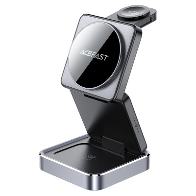 Бездротовий зарядний пристрій ACEFAST E20 desktop 3-in-1 wireless charging holder Black Бездротовий зарядний пристрій ACEFAST E20 desktop 3-in-1 wireless charging holder Black