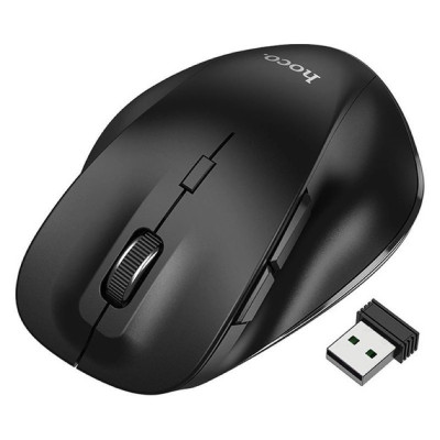 Маніпулятор миша HOCO GM24 Mystic six-button dual-mode business wireless mouse Black Маніпулятор миша HOCO GM24 Mystic six-button dual-mode business wireless mouse Black