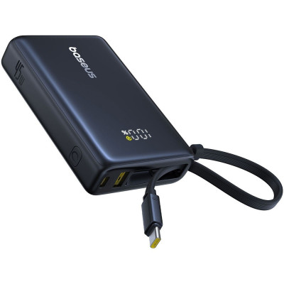 Зовнішній акумулятор Baseus PicoGo Digital Display Power Bank 10000mAh 45W Cosmic Black