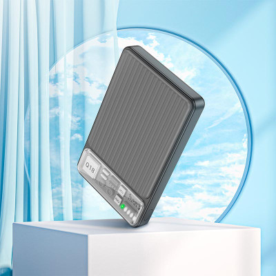 Зовнішній акумулятор HOCO Q18 Tourer 22.5W fully compatible power bank with magnetic fast charging(10000mAh) Black