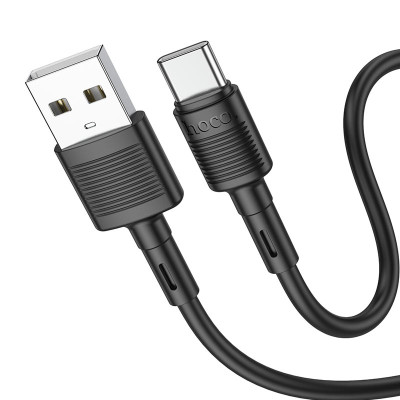 Кабель HOCO X83 USB to Type-C 3A, 1m, PVC, PVC connectors, Black Кабель HOCO X83 USB to Type-C 3A, 1m, PVC, PVC connectors, Black
