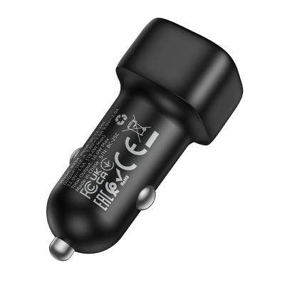 Автомобільний зарядний пристрій BOROFONE BZ34 Cloud single port QC3.0 car charger Black Автомобільний зарядний пристрій BOROFONE BZ34 Cloud single port QC3.0 car charger Black