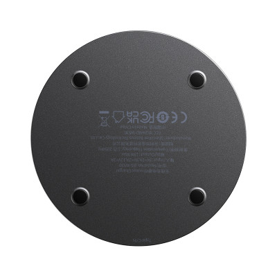 Бездротовий зарядний пристрій Baseus Simple 2 Wireless Charger 15W Cluster Black（Include: Cable Type-C To Type-C 24W 12V/2A 1m Cluster Black)