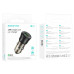 Автомобільний зарядний пристрій BOROFONE BZ23 Noble single-port QC3.0 car charger Transparent Black Автомобільний зарядний пристрій BOROFONE BZ23 Noble single-port QC3.0 car charger Transparent Black