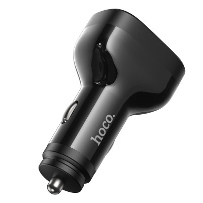 Автомобільний зарядний пристрій HOCO NZ11 Guide PD72W(2C2A) car charger Black Автомобільний зарядний пристрій HOCO NZ11 Guide PD72W(2C2A) car charger Black