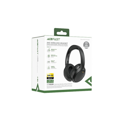 Бездротові накладні навушники ACEFAST H6 active noise reduction wireless headset Black