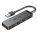 USB-хаб Vention 4-Port USB 3.0 Hub With Power Supply 0.15M Black (CHLBB)