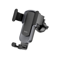 Автотримач для телефона HOCO CA103 vertical and horizontal air outlet gravity car holder Black Metal Gray Автотримач для телефона HOCO CA103 vertical and horizontal air outlet gravity car holder Black Metal Gray