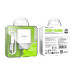 Мережевий зарядний пристрій з кабелем HOCO C76A Pro Majestic single port PD30W charger set (C to iP)(EU) White