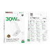 Мережевий зарядний пристрій з кабелем BOROFONE BA107A Stellar single port PD30W charger set (C to iP) (EU) White Мережевий зарядний пристрій з кабелем BOROFONE BA107A Stellar single port PD30W charger set (C to iP) (EU) White