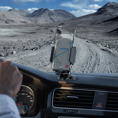 Автотримач для телефона HOCO CA82 Just fast suction cup car holder Black