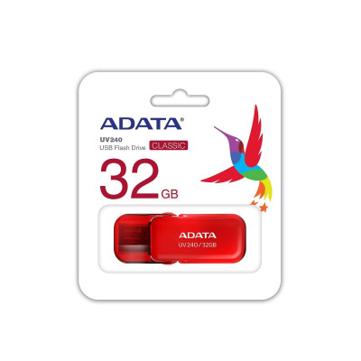 Флеш-накопичувач ADATA USB 2.0 AUV 240 32Gb Red Флеш-накопичувач ADATA USB 2.0 AUV 240 32Gb Red