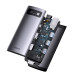 USB-хаб Baseus Metal Gleam Series 7-in-1 Multifunctional Type-C HUB Docking Station Gray （Type-C to HDMI*1+USB3.0*3+PD*1+VGA*1+RJ45*1）