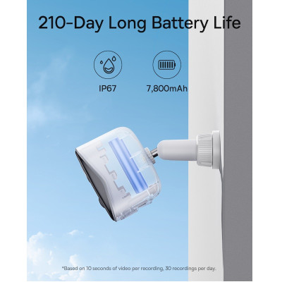 IP-камера відеоспостереження Baseus Security N1 Plus Outdoor Camera 2K 2-Cam Kit White AU