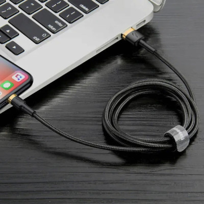 Кабель Baseus Cafule Cable USB For Lightning 1.5A 2m Gold+Black