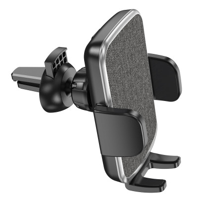 Автотримач для телефона HOCO CA94 Polaris push-type air outlet car holder Black