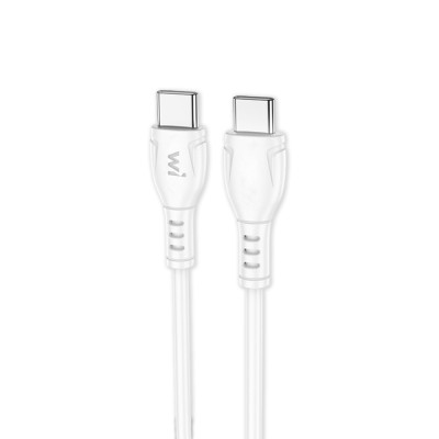 Кабель Wibrand Boa 60W PVC charging data cable C to C 1m White Кабель Wibrand Boa 60W PVC charging data cable C to C 1m White