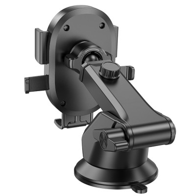 Автотримач для телефона BOROFONE BH93 Grand one-button car holder(center console) Black Автотримач для телефона BOROFONE BH93 Grand one-button car holder(center console) Black