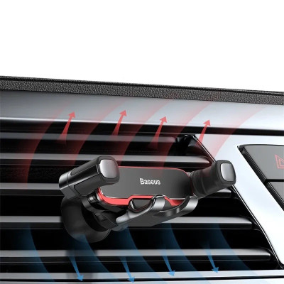 Автотримач для телефона Baseus Mr Hui Gravity Car Mount Black