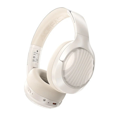 Бездротові накладні навушники ACEFAST H5 active noise cancelling wireless headset Milky White Бездротові накладні навушники ACEFAST H5 active noise cancelling wireless headset Milky White