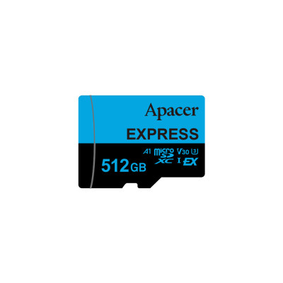 Карта пам'яті microSDXC (UHS-1 U3) Apacer Express 512Gb class 10 V30 A1 Read/Write:810/700 MB/sec (Compatible with Nintendo Switch 2) Карта пам'яті microSDXC (UHS-1 U3) Apacer Express 512Gb class 10 V30 A1 Read/Write:810/700 MB/sec (Compatible with Nintendo Switch 2)