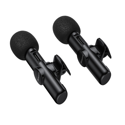 Бездротова мікрофонна система BOROFONE BFK16A Winner dual-mic (Type-C) Black