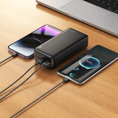 Зовнішній акумулятор BOROFONE BJ78B Clever power bank(30000mAh) Black