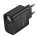 Мережевий зарядний пристрій BOROFONE BA97A Ilustre single-port PD30W charger with digital display (EU) Black Мережевий зарядний пристрій BOROFONE BA97A Ilustre single-port PD30W charger with digital display (EU) Black