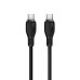 Кабель Baseus Pudding Series Fast Charging Cable Type-C to Type-C 100W 1.2m Cluster Black Кабель Baseus Pudding Series Fast Charging Cable Type-C to Type-C 100W 1.2m Cluster Black