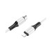 Кабель BOROFONE BX79 Type-C to iP 3A, 20W, 1m,,  silicone, silicone connectors, White