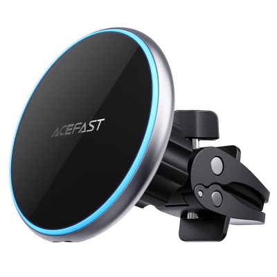 Автотримач для телефона з БЗП ACEFAST D3 magnetic wireless charging car holder Silver