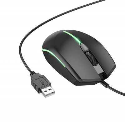 Миша BOROFONE BG10 Soaring game luminous wired mouse Black Миша BOROFONE BG10 Soaring game luminous wired mouse Black