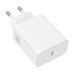 Мережевий зарядний пристрій BOROFONE BA109A Star single port PD40W charger (EU) White Мережевий зарядний пристрій BOROFONE BA109A Star single port PD40W charger (EU) White