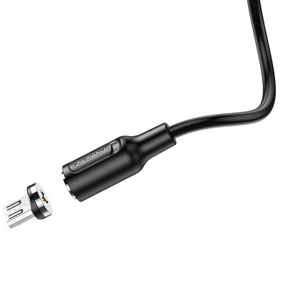 Кабель BOROFONE BX41 USB to Micro 2.4A, 1m, PVC, PVC connectors, magnetic, Black Кабель BOROFONE BX41 USB to Micro 2.4A, 1m, PVC, PVC connectors, magnetic, Black