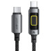 Кабель ACEFAST C21-03, Type-C to Type-C, 60W, 1.2m, Nylon, Aluminum Alloy connectors, Black