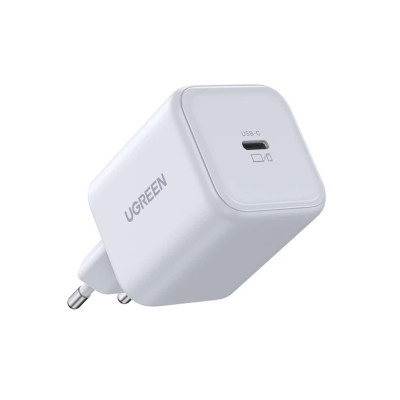 Мережевий зарядний пристрій UGREEN X524 45W USB-C GaN Fast Charger EU white Мережевий зарядний пристрій UGREEN X524 45W USB-C GaN Fast Charger EU white