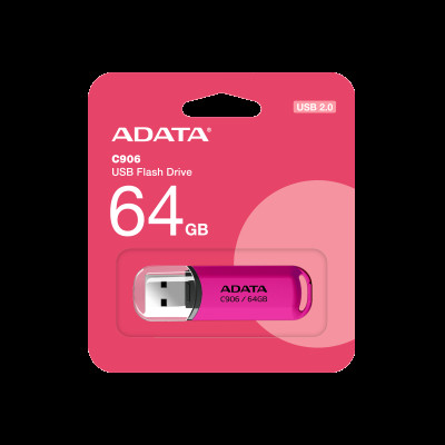 Флеш-накопичувач ADATA USB 2.0 C906 64Gb Purple Pink