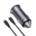 Автомобільний зарядний пристрій ACEFAST B16 95W (USB-A+USB-C) dual port metal car charger set (P5) Metal Gray