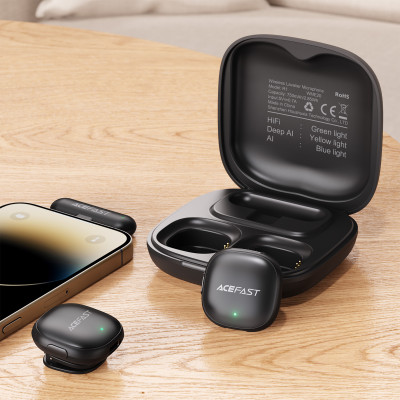 Бездротова мікрофонна система ACEFAST R1 dual-mic (Type-C) Black