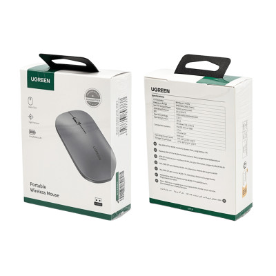 Маніпулятор миша UGREEN Portable Wireless Mouse (Gray)