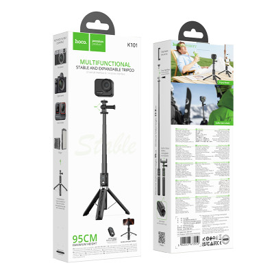 Штатив HOCO K101 Prestigio multifunctional tripod Black Штатив HOCO K101 Prestigio multifunctional tripod Black