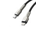 Кабель Baseus Cafule Series Metal Data Cable Type-C to iP PD 20W 1m Black Кабель Baseus Cafule Series Metal Data Cable Type-C to iP PD 20W 1m Black