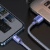 Кабель Baseus Crystal Shine Series Fast Charging Data Cable USB to iP 2.4A 1.2m Purple Кабель Baseus Crystal Shine Series Fast Charging Data Cable USB to iP 2.4A 1.2m Purple