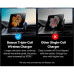 Автотримач для телефона з БЗП Baseus LightChaser Series Triple-Coil Wireless Charging Electric Car Mount Cluster Black