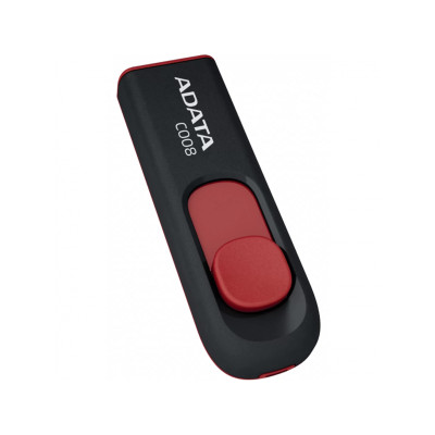 Флеш-накопичувач ADATA USB 2.0 C008 64Gb Black/Red