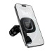 Автотримач для телефона HOCO H99 Crown magnetic car holder(headrest) black metal gray