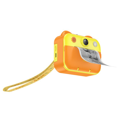 Камера для дітей HOCO DV204 1200 mAh 0.3Mpx Dual-camera children printing camera Yellow