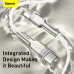 Кабель Baseus Cafule Series Metal Data Cable Type-C to Type-C 100W 1m White Кабель Baseus Cafule Series Metal Data Cable Type-C to Type-C 100W 1m White